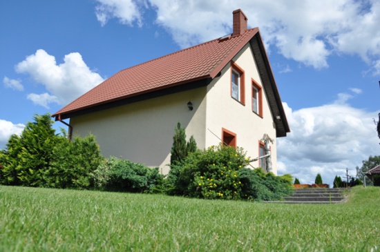 Domek nad jeziorem nad morzem
