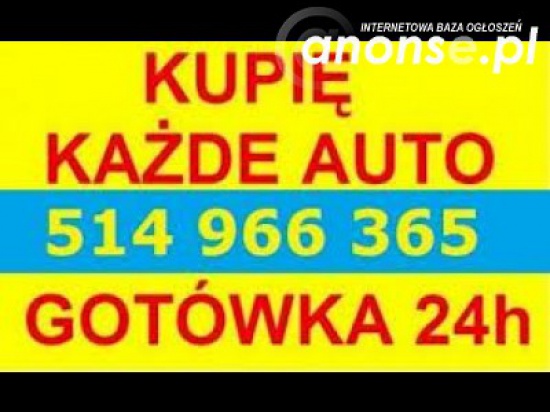 SKUP AUT WSZYSTKICH MAREK 514966365 GOTÓWKA OD REK